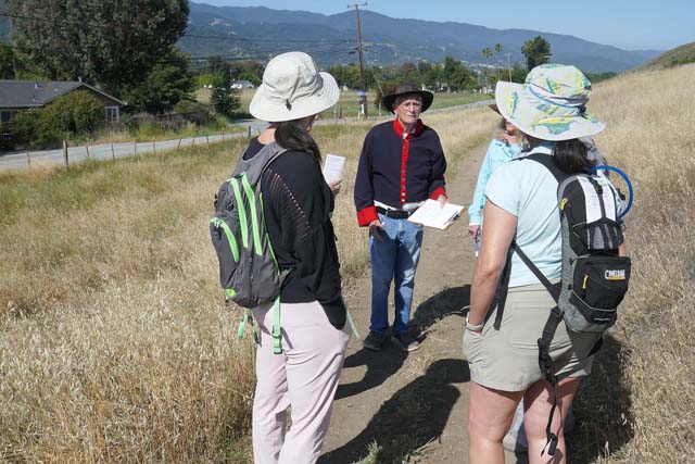 Mike Boulland leading Mothers and Flowers Hike 2026